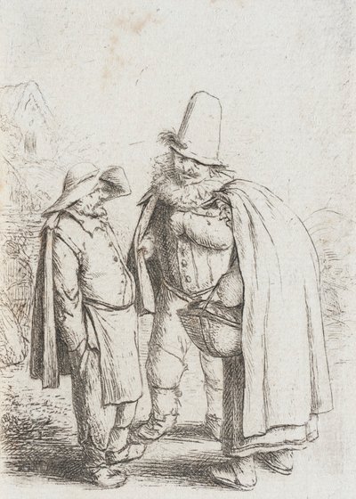 Drie Groteske Figuren door Adriaen Jansz. van Ostade